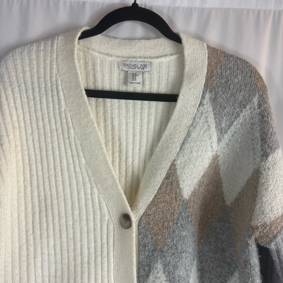 Rachel Zoe cardigan sweater grama- core size: M oversized fit - Picture 3 of 12
